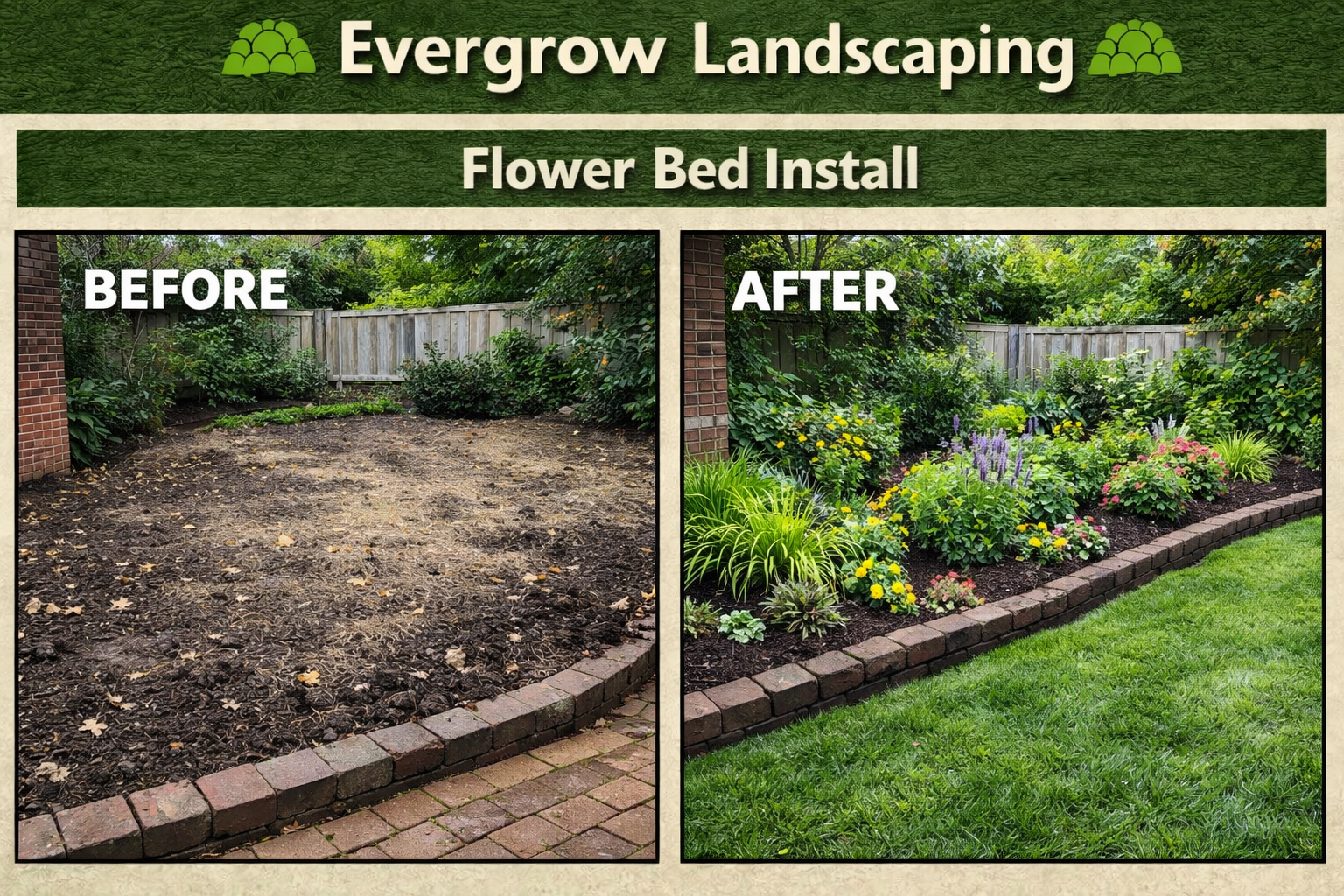 Flower Bed Installation